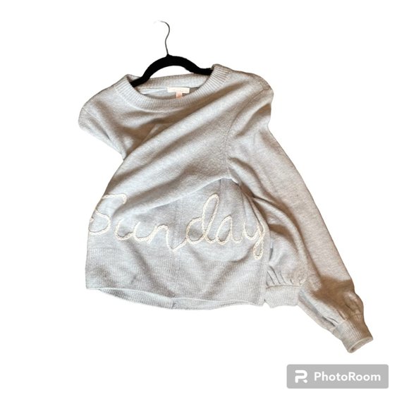 LAUREN CONRAD Puff Sleeve Delicate Sweater - Picture 3 of 4